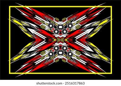 design vector background abstract decal with unique line pattern, car wrap my own work, not ai generate