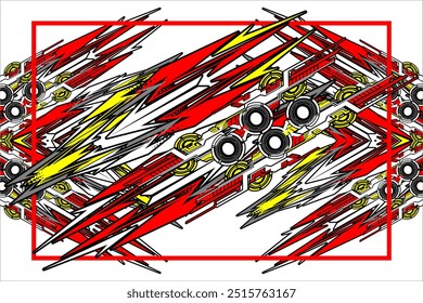 design vector background abstract racing, car decal, wrap car, with modern line patterns my own work, not ai generated