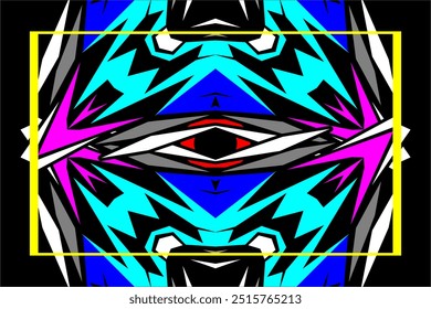 design vetor fundo abstrato corrida, decalque de carro, envolva o carro, com padrões de linha modernos e únicos