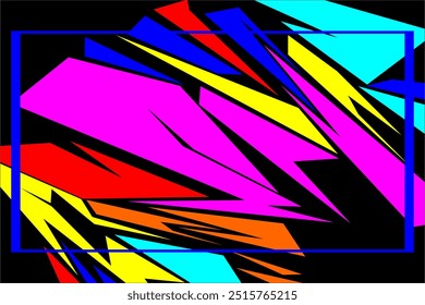 design vetor fundo abstrato corrida, decalque de carro, envolva o carro, com padrões de linha modernos e únicos