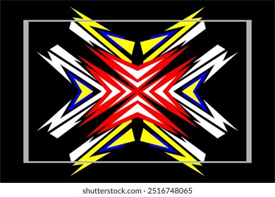 design vector background abstract racing, car wrap with unique line pattern