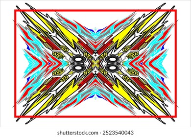 design vector background abstract racing, wrap car my own work not ai generate