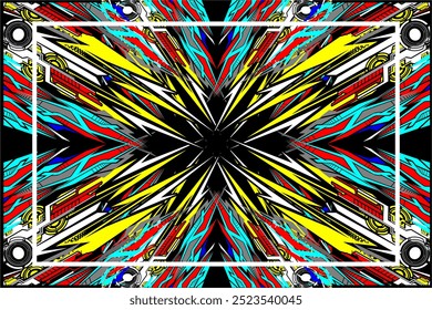 design vector background abstract racing, wrap car my own work not ai generate
