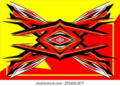 design vector background abstract racing, wrap car, background decal car with unique line pattern and bright color