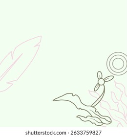 vetor de fundo abstrato tropical