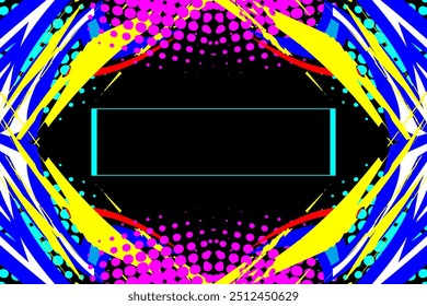 design vector background abstract wrap racing with unique line patterns and bright color combinations, my own work not ai generator