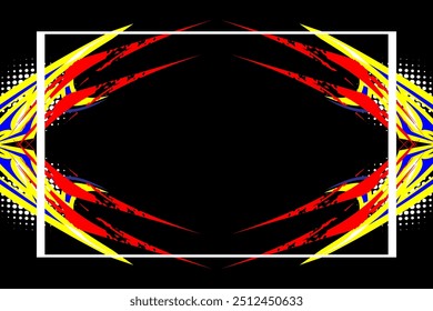 design vector background abstract wrap racing with unique line patterns and bright color combinations, my own work not ai generator