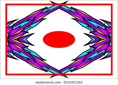 design vector background abstract wrap racing with unique line patterns and bright color combinations,looks cool my own work not ai generator