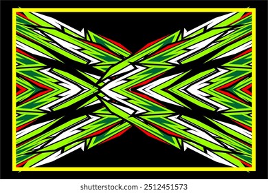 design vector background abstract wrap racing with unique line patterns and bright color combinations,looks cool my own work not ai generator