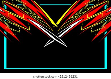 design vector background abstract wrap car with cool line pattern, my own work not ai generate