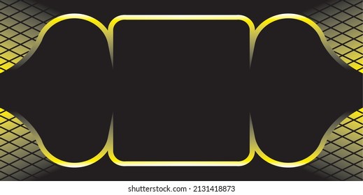 Design vector , background black gold Ramadan