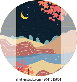 Design Vector Background nature objects