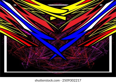 design vector background racing with cool line pattern