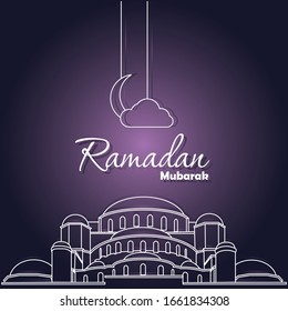 design vector background ramadan muabrak 