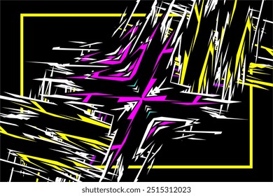 design vector background wrap car with unique line pattern and bright color combination