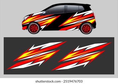 design vektor hintergrund wrap auto, dekal auto modern und cool