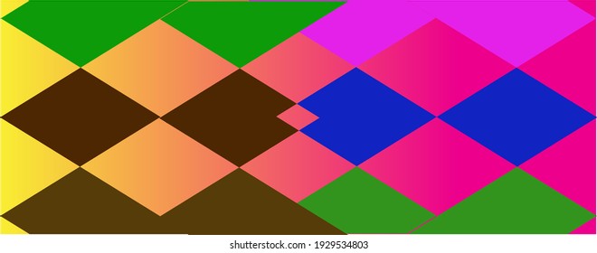 design vector banner with background color pattern shape. Colorful. Suitable for printing, wallpaper, decoration, website, editing, thumbnail, presentation and other purposes.