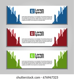 design vector banner card background template