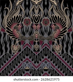 design vector batik pattern seamless