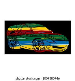 Design vector car illustration art