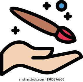 design vector color line icon