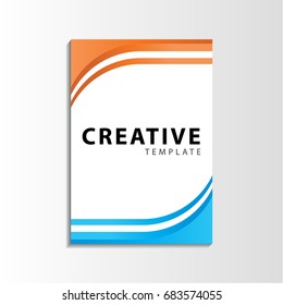 design vector cover book template