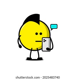 design vector cute punk emoticon