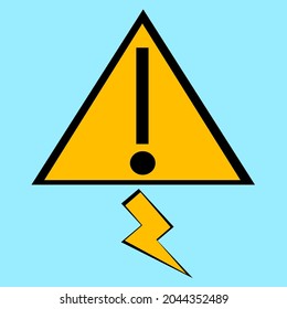 Design Vector of Danger Electricity.