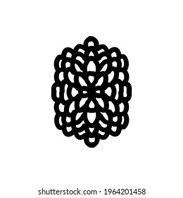 Design Vector Decorative Circular symmetric Mandala Nature Ornament With style line, art for template printing postcards, logo, invitations, books, textiles, engraving, wooden furniture.