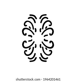 Design Vector Decorative Circular symmetric Mandala Nature Ornament With style line, art for template printing postcards, logo, invitations, books, textiles, engraving, wooden furniture.