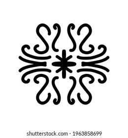 Design Vector Decorative Mandala Nature Ornament With style line, art for template printing postcards, logos, invitations, books, textiles, engraving, wooden furniture.
