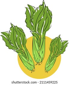 diseño vectorial doodle ilustración de arte vegetal en resto 