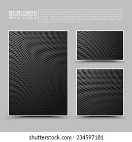 Design vector elements: flyer, business card and invitation. Vector design mockup. Vector print templates. Set of vector banners. Vector design bundle