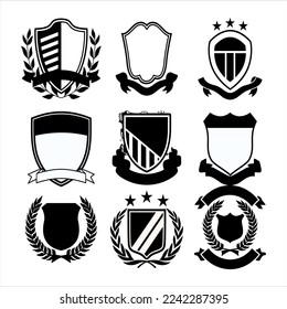Design Vektor Emblem Collection Set für Stickereien etc.