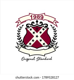 design vector emblem for print t shirt embroidery etc 