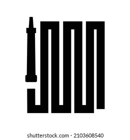 design vector emergency fire icon hose hydrant 