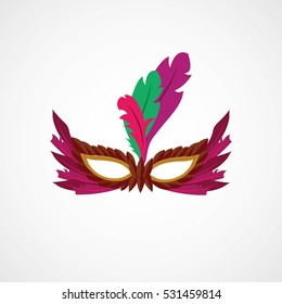 Design Vector Festive Carnival Mask.