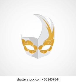 Design Vector Festive Carnival Mask.