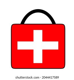 Design Vector of first aid box Icon.