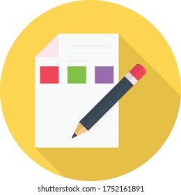 design vector flat color icon 