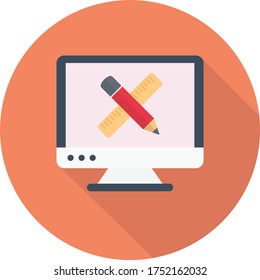 icono de diseño de color plano vectorial 