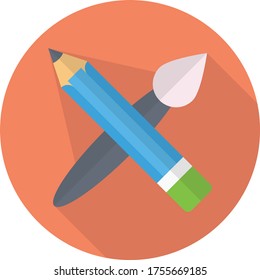 design vector flat color icon 