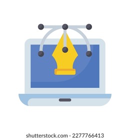 Icono plano de diseño del vector de diseño. Símbolo de desarrollo y marketing SEO sobre el fondo blanco del archivo EPS 10