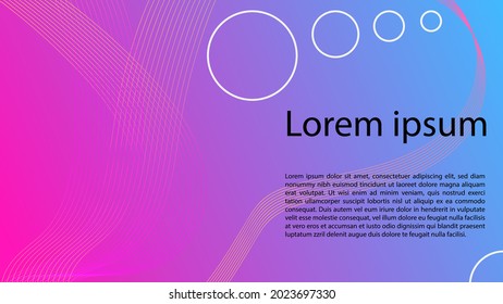 Design und bunter Hintergrund