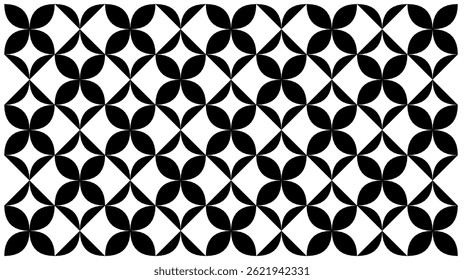Design vector geometric pattern. Ethnic graphic design. Background and wallpaper in ethnic style. Seamlees pattern with geometric flower. Floral background vector design