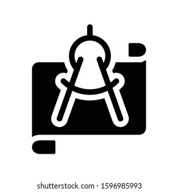 design vector glyph flat icon 