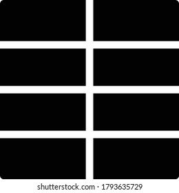 icono plano de glifos vectoriales de diseño 