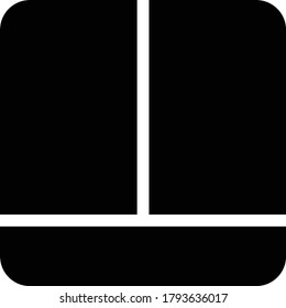 icono plano de glifos vectoriales de diseño 
