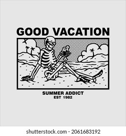 design vector good vacation illustration 