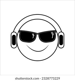 diseño vectorial gráfico fuera pegatina, perfecto para su pegatina, emoticono y otros